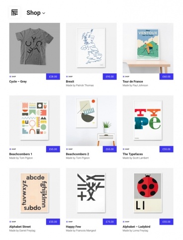 eCommerce website: Made by Folk