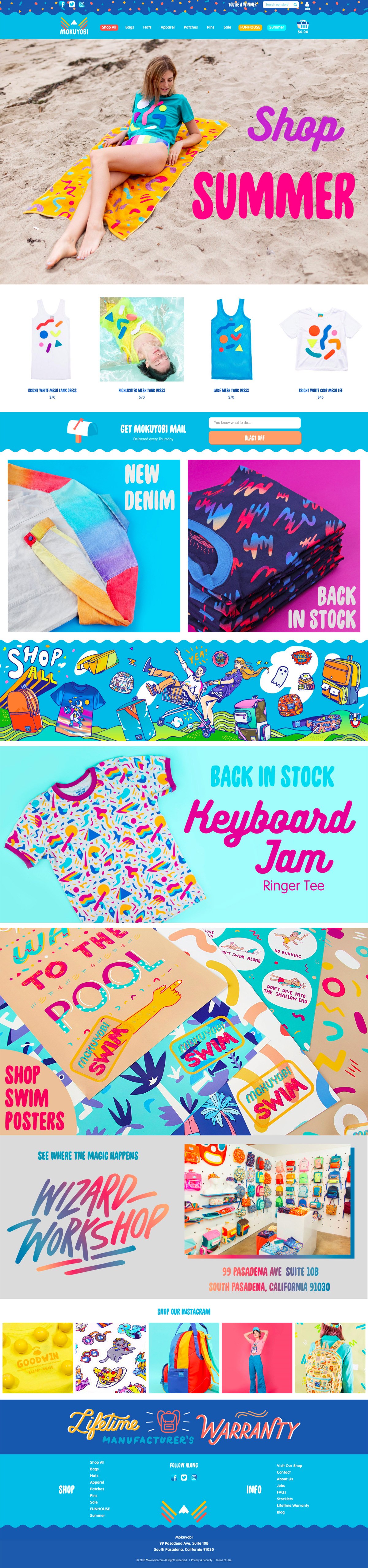 eCommerce website: Mokuyobi