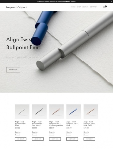 eCommerce website: Beyond Object