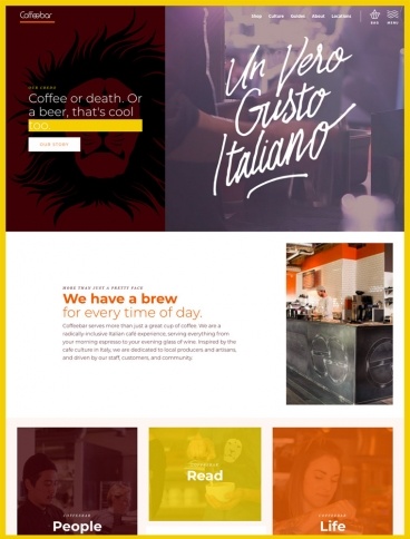 eCommerce website: Coffeebar Reno