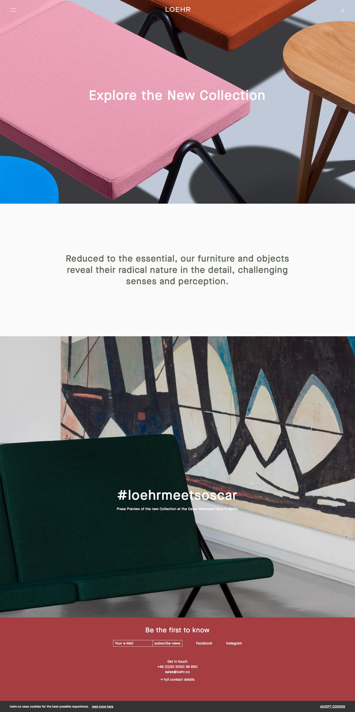 eCommerce website: Loehr