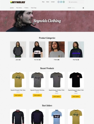 eCommerce website: Reynolds