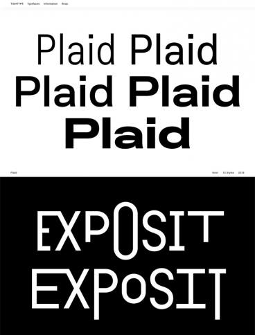 eCommerce website: TIGHTYPE