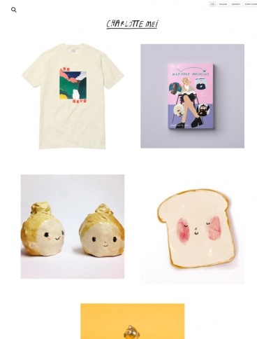 eCommerce website: Charlotte Mei