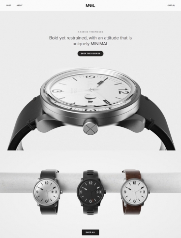 eCommerce website: MINIMAL INC