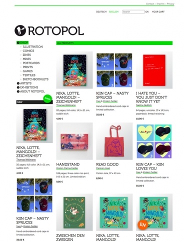 eCommerce website: rotopolpress
