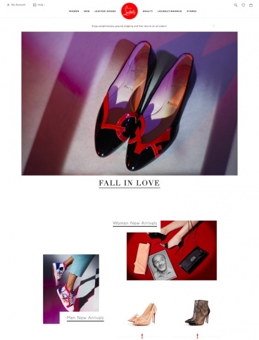 eCommerce website: Christian Louboutin