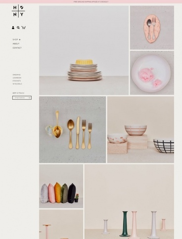 eCommerce website: Hawkins New York