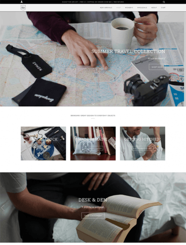 eCommerce website: Izola