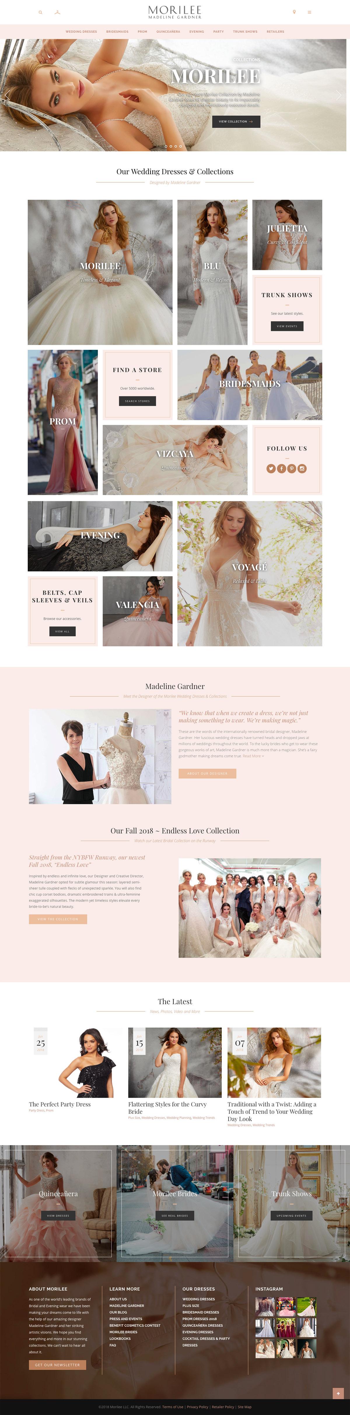 eCommerce website: Morilee