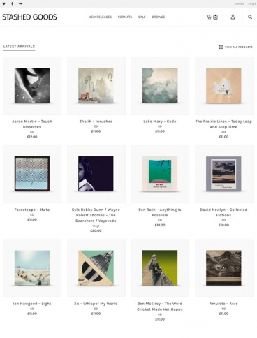 eCommerce website: Stashed Goods