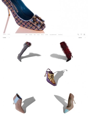 eCommerce website: Manolo Blahnik