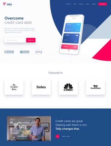 eCommerce website: Tally