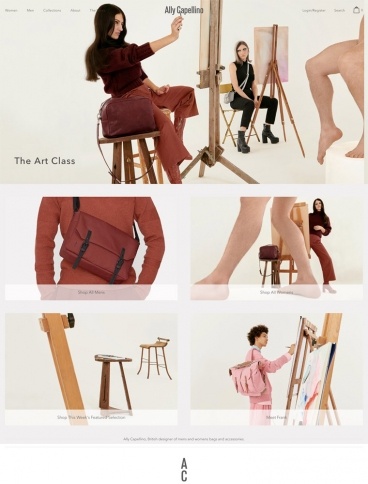 eCommerce website: Ally Capellino
