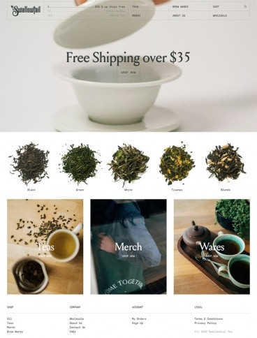 eCommerce website: Swallowtail