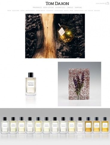 eCommerce website: Tom Daxon