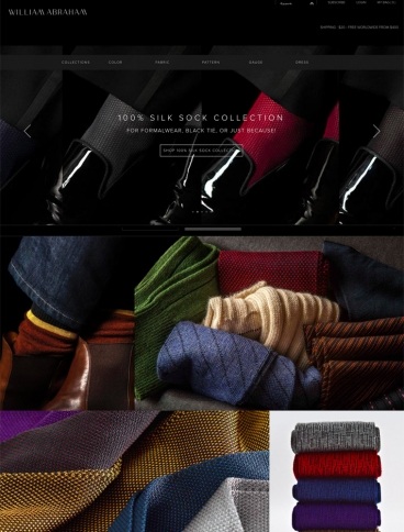 eCommerce website: William Abraham