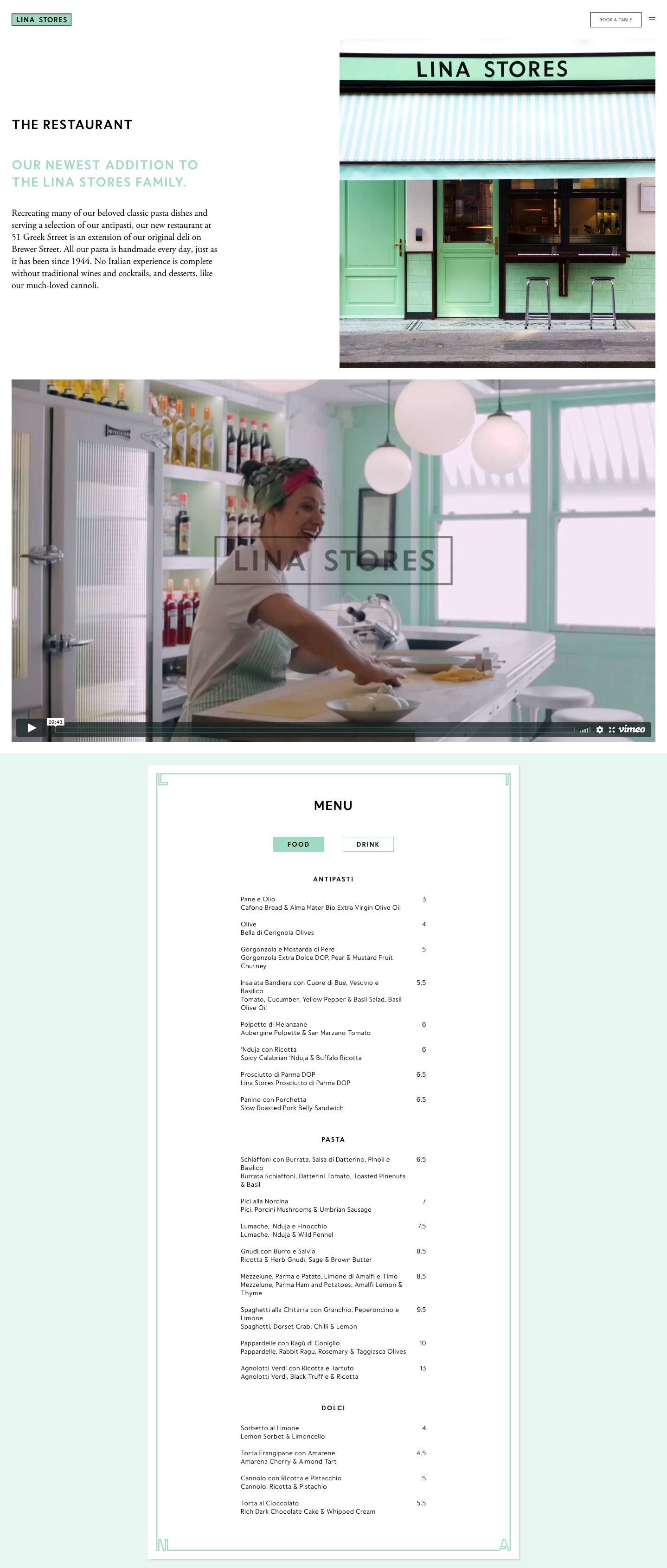 eCommerce website: Lina Stores