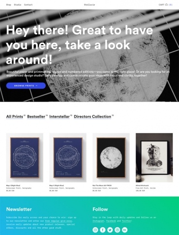 eCommerce website: Stellavie