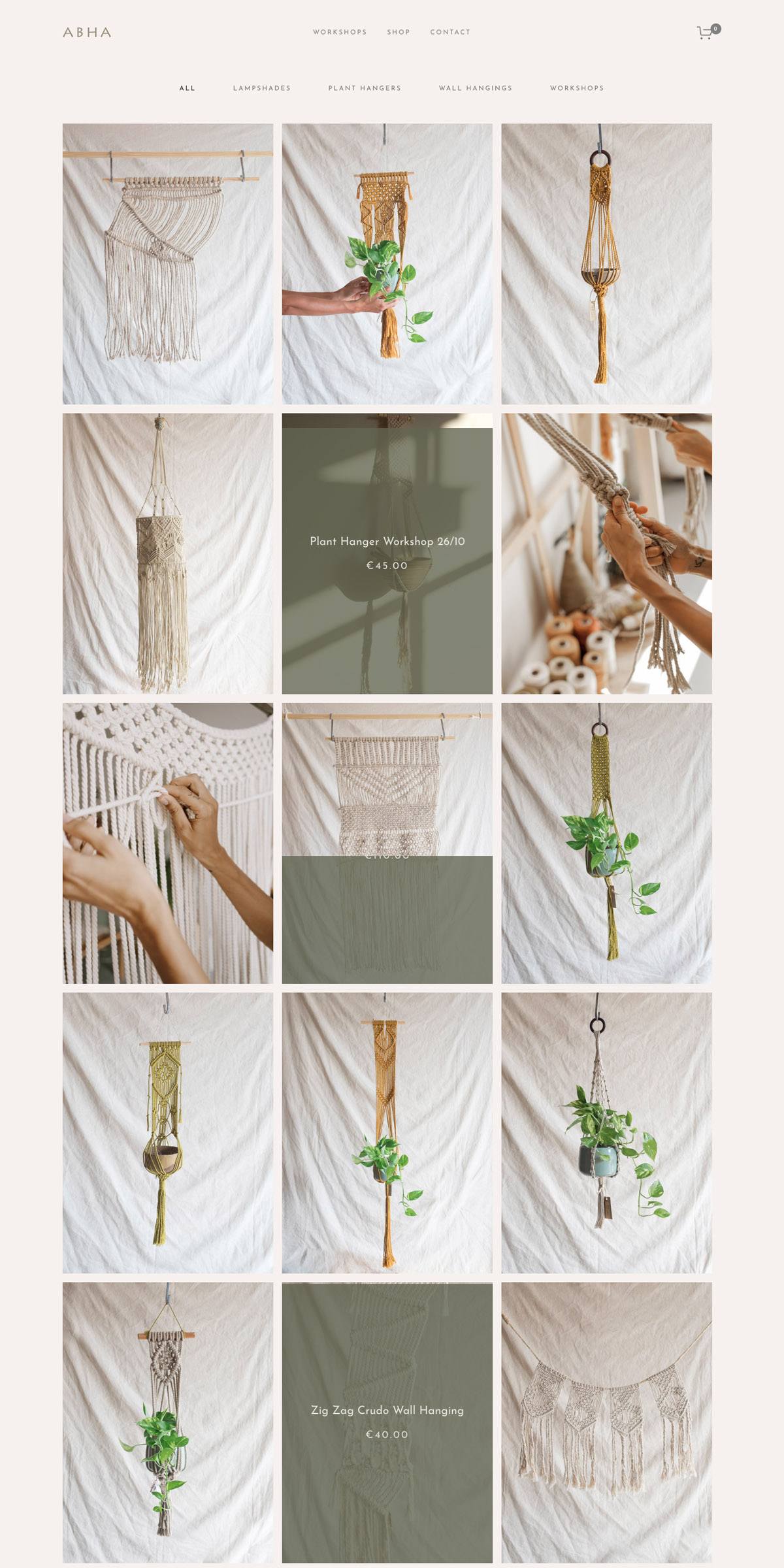 eCommerce website: Abha