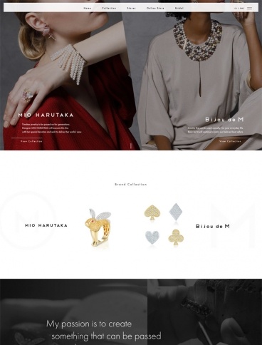 eCommerce website: Bijou de M.