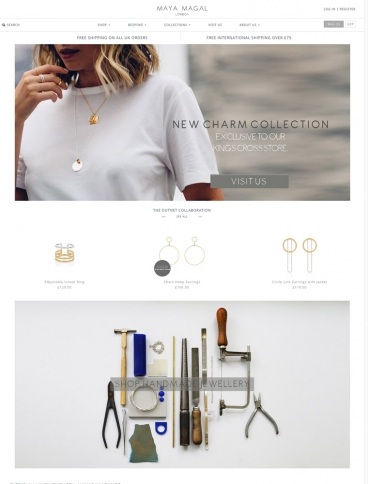 eCommerce website: Maya Magal