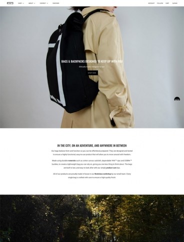 eCommerce website: PAKTA Studio