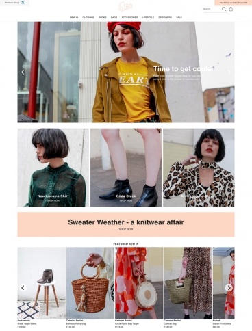 eCommerce website: Studio One Twenty