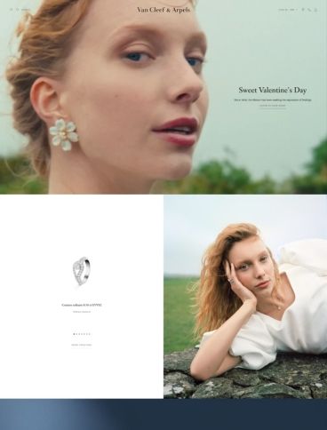 eCommerce website: Van Cleef & Arpels