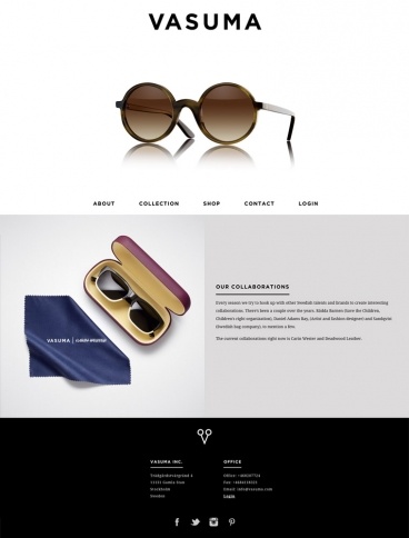 eCommerce website: Vasuma