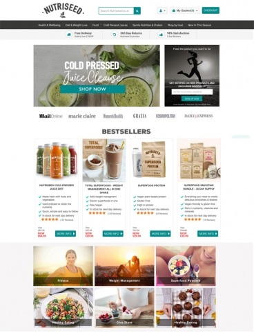eCommerce website: Nutriseed