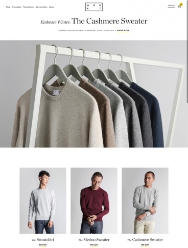 eCommerce website: ASKET