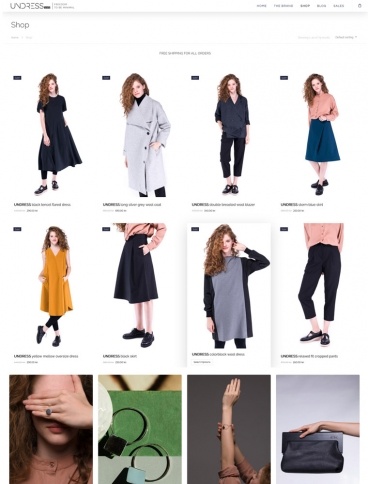 eCommerce website: UNDRESS.world