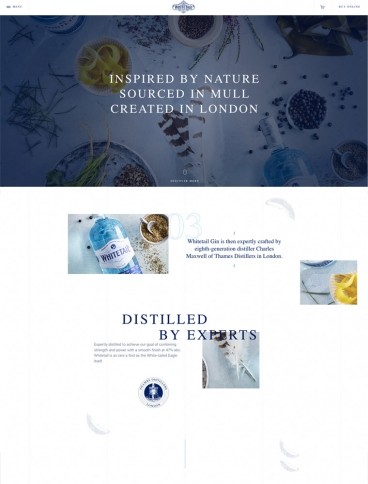 eCommerce website: Whitetail Gin