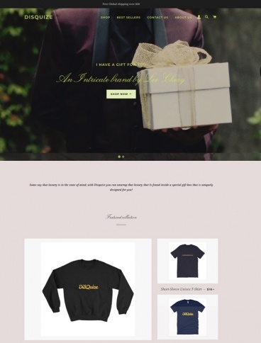 eCommerce website: Disquize