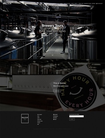 eCommerce website: Balter