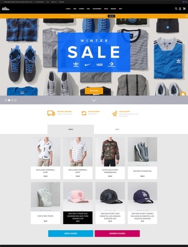 eCommerce website: Footshop