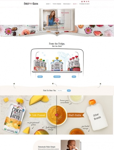 eCommerce website: Once Upon a Farm
