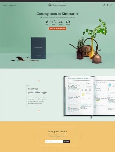 eCommerce website: The Green Conspiracy