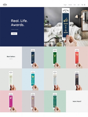 eCommerce website: AdultingFTW