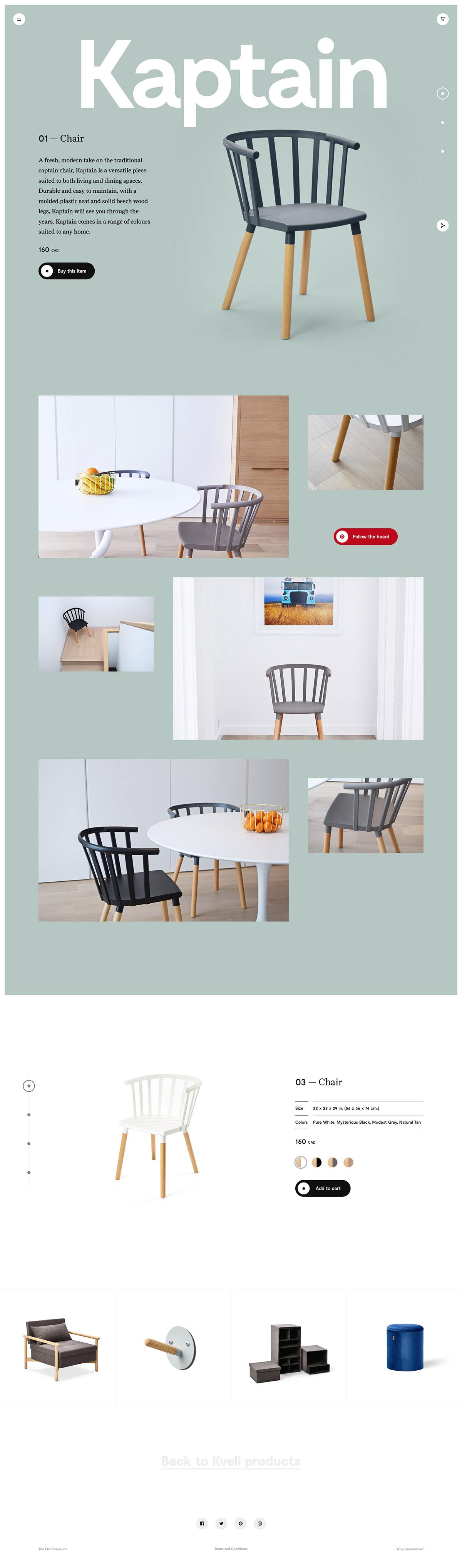 eCommerce website: Kvell