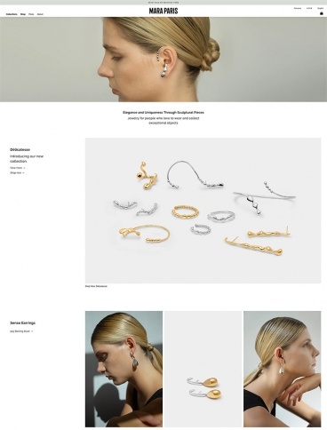 eCommerce website: Mara Paris