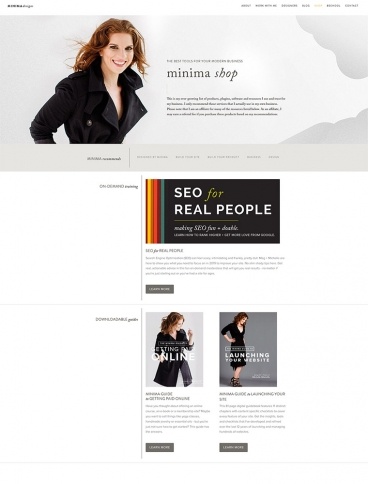 eCommerce website: Minima Shop
