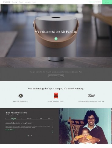 eCommerce website: Molekule