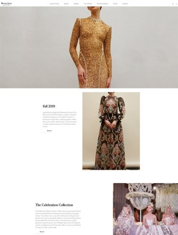 eCommerce website: Reem Acra