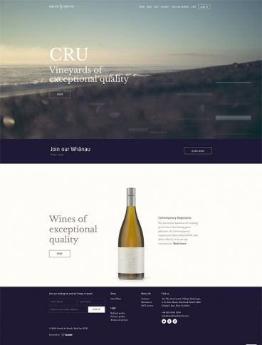 eCommerce website: Smith & Sheth