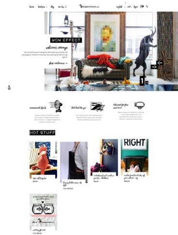 eCommerce website: impertinent.ca
