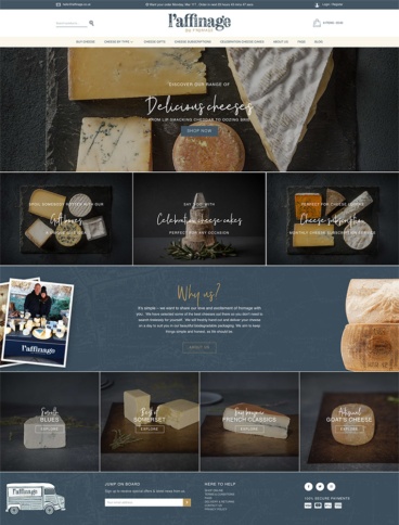 eCommerce website: L’Affinage