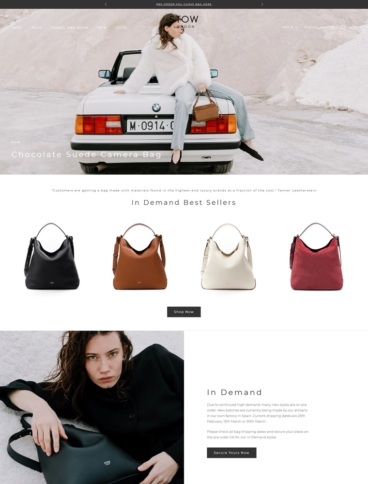 eCommerce website: Stow