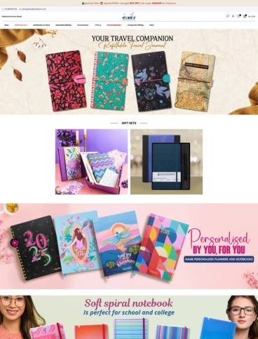 eCommerce website: Doodle collection